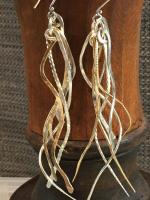 Canty, Joan: Long seaweed earrings